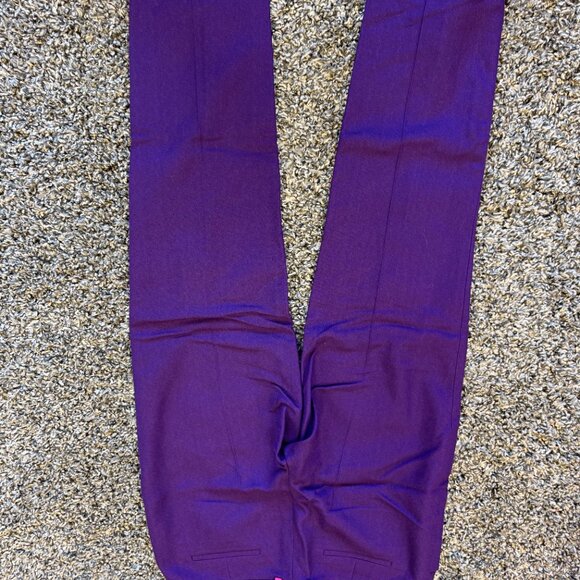 Novesa London Somnia Women’s Wool Pants – Purple with Pink Accents - Picture 3 of 4